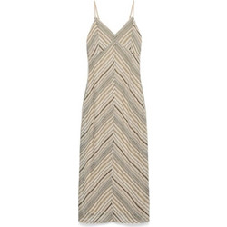 Vero Moda Midi Καλοκαιρινό Καθημερινό Φόρεμα Μπεζ 10344317