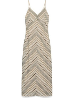 Vero Moda Midi Καλοκαιρινό Καθημερινό Φόρεμα Μπεζ 10344317
