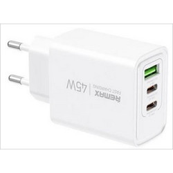 Remax RP-U139 Φορτιστής χωρίς Καλώδιο με Θύρα USB-A & 2 Θύρες USB-C 45W