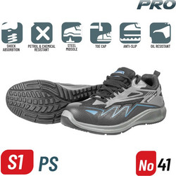 Bormann BPP828 Αθλητικά Παπούτσια Ασφαλείας S1 Γκρι BPP8281