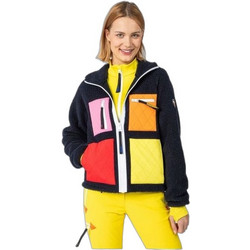 Rossignol Γυναικεία Ζακέτα Fleece Κοντή με Φερμουάρ Μαύρη RLNWL23-72T
