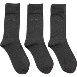 Gant Ανδρικές Κάλτσες Ψηλές Ανθρακί 3Pack 3G9960142