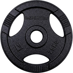 Insportline Δίσκος Ολυμπιακού Τύπου Μεταλλικός 25kg Φ50mm 30785