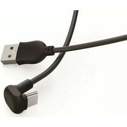 Ezra DC12 Angle 90° USB-A to USB-C 1.2m Black