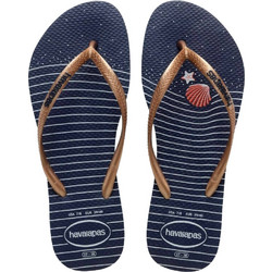 Havaianas Γυναικείες Σαγιονάρες Αντιολισθητικές Navy Μπλε 4137125-9633