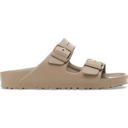 Birkenstock Arizona Γυναικείες Παντόφλες Καλοκαιρινές Ανατομικές Αντιολισθητικές Μπεζ Γκρι 1030466