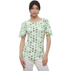 Fibes Fashion Γυναικείο Καλοκαιρινό Top Λευκό 03-6255
