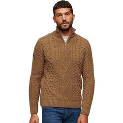 Superdry Ανδρική Πλεκτή Μπλούζα με Φερμουάρ Rusted M6110527A-1LD