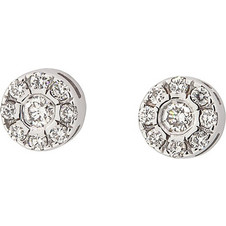 Million Diamonds Γυναικεία Σκουλαρίκια Καρφωτά από Λευκόχρυσο 18K με Διαμάντι SK23826