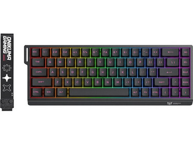 Onikuma MT603 Ασύρματο Μηχανικό Gaming Πληκτρολόγιο 65% RGB Black