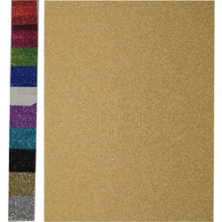 Colorfix Χαρτόνι Κανσόν Χρυσό Glitter 50x70cm 1901509