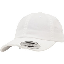 Flexfit Καπέλο Jockey Υφασμάτινο Λευκό 6245DC-00220