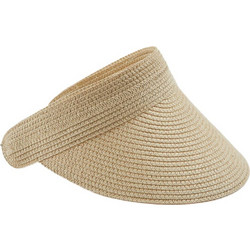 Verde Γυναικείο Καπέλο Visor Ψάθινο Καφέ 001383