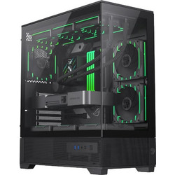 Gamemax Vista 2 AB Black Gaming Midi Tower Κουτί Υπολογιστή RGB με Πλαϊνό Παράθυρο