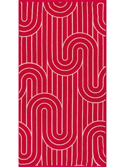 Kentia Galeon Πετσέτα Θαλάσσης Κόκκινη 80x160cm 81269