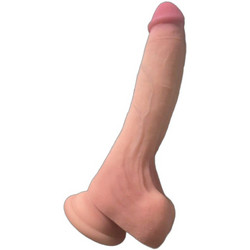 Guilty Toys Carter Ρεαλιστικό Dildo με Βεντούζα & Όρχεις 21cm Flesh