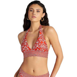 BLU4U Coral Damask Bikini Top Τριγωνάκι Κοραλί 26366422D-20