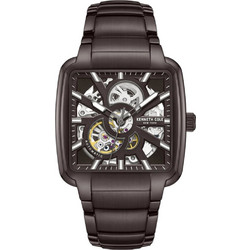 Kenneth Cole Ανδρικό Ρολόι Αυτόματο με Καφέ Μεταλλικό Μπρασελέ KCWGY0046501