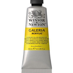 Winsor & Newton Galeria Cadmium Yellow Medium Ακρυλικό Χρώμα Ζωγραφικής 60ml