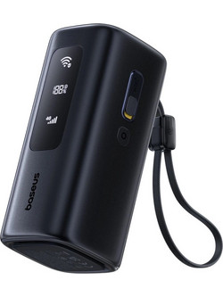Baseus EnerGeek GX11 MiFi Power Bank 20000mAh 67W με Θύρα USB-A & 2 Θύρες USB-C Black