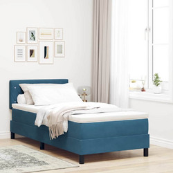 vidaXL Κρεβάτι Μονό Υφασμάτινο με Τάβλες 100x200cm 3342570