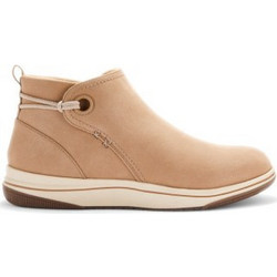 Clarks Γυναικεία Μποτάκια Αστραγάλου Δερμάτινα Μπεζ 26184771