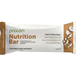 ProLon Nutrition Bar Coconut Macadamia 40gr 12τμχ