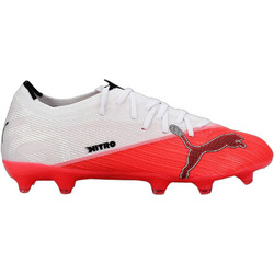 Puma Ultra Nitro 7 Match FG/AG 109115-01 Ποδοσφαιρικά Παπούτσια με Τάπες Λευκά Κόκκινα