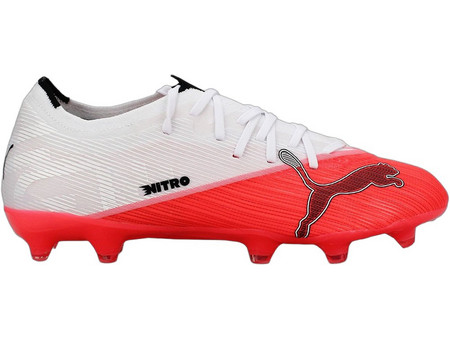 Puma Ultra Nitro 7 Match FG/AG 109115-01 Ποδοσφαιρικά Παπούτσια με Τάπες Λευκά Κόκκινα