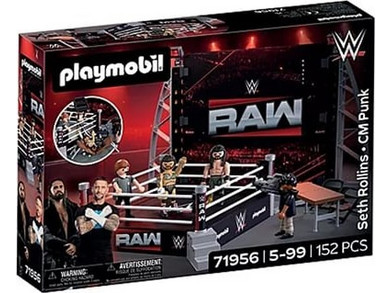Playmobil WWE Seth Rollins & CM Punk Στο Ρινγκ για 5+ Ετών 71956