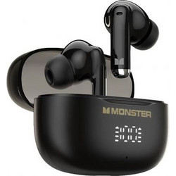 Monster N-LITE 300 Ακουστικά Bluetooth In Ear Ανθεκτικά στο Νερό Black