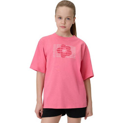4F Παιδικό T-Shirt Κοντομάνικο Ροζ 4FJWSS26TTSHF3302-54S