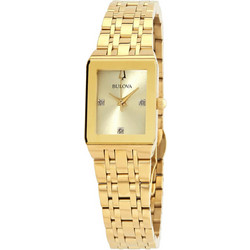 Bulova Futuro Γυναικείο Ρολόι με Χρυσό Μεταλλικό Μπρασελέ 97P140