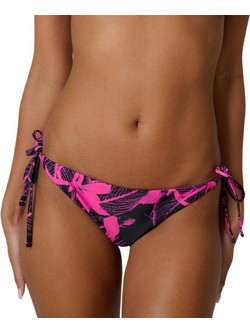 4F Bikini Slip Floral Μαύρο Φούξια 4FWSS26UBKBF090-91A