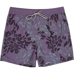 Billabong Vacay Layback 14'' Ανδρικό Μαγιό Σορτς με Σχέδια Μωβ EBYJV00159