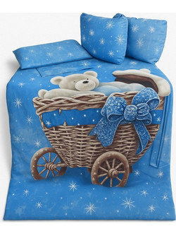 Beboulino Bear Dreams Σετ Κούνιας Blue 6τμχ