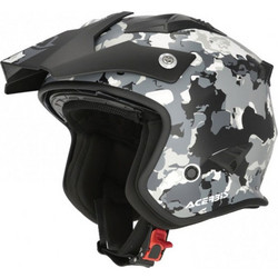 Acerbis Aria Grey Black Κράνος Μηχανής Jet 1050gr