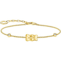 Thomas Sabo Γυναικείο Βραχιόλι Αλυσίδα από Ασήμι 925 Επιχρυσωμένο A2203-414-39