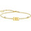 Thomas Sabo Γυναικείο Βραχιόλι Αλυσίδα από Ασήμι 925 Επιχρυσωμένο A2203-414-39