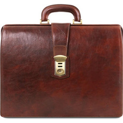 Tuscany Leather Canova Ιατρική Τσάντα Δερμάτινη Καφέ TL141826