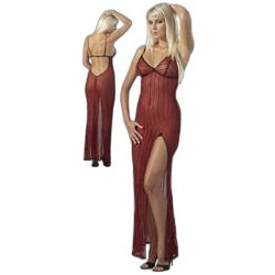 Cottelli Sexy Φόρεμα See Through Μπορντό 27106253030