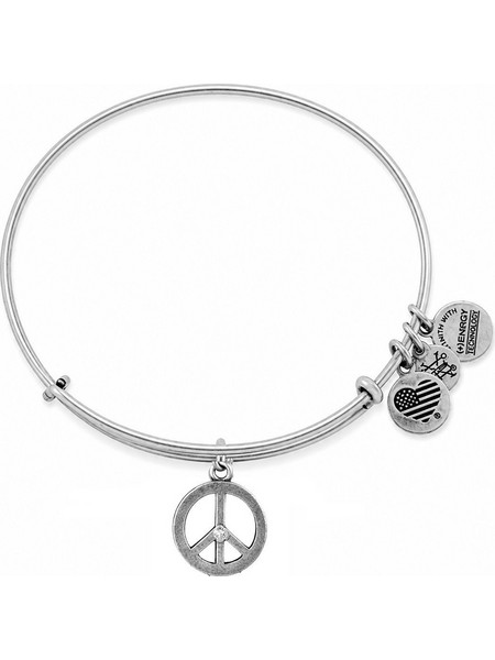 Alex and Ani Γυναικείο Βραχιόλι Βέργα Ασημί A09EB139RS