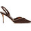 Primadonna Γόβες Slingback με Τακούνι Στιλέτο με Στρας Καφέ 31404RS