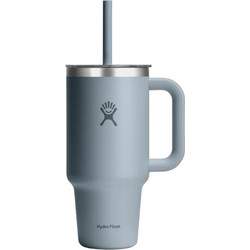 Hydro Flask Travel Tumbler Clear Lid Shale Grey 946ml