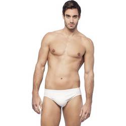 Minerva Ανδρικά Σλιπ Βαμβακερά Λευκά 2Pack 90-21032