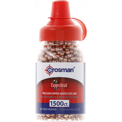 Crosman Copperhead Βλήματα Αεροβόλου BBs 4.5mm Ατσάλινα Επιχαλκωμένα 0.35g 1500τμχ