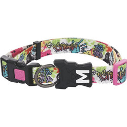 M-Pets Urban Style Graffiti Κολάρο Σκύλου Πολύχρωμο 2.5x38-66cm