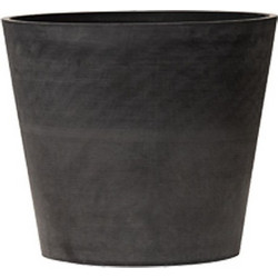 ArtPlast Γλάστρα Στρογγυλή Πλαστική Ανθρακί 40x34cm ATC.040.SB.AN