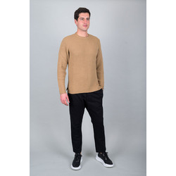 OVER-D Ανδρική Πλεκτή Μπλούζα Μπεζ OT1F2W1M18