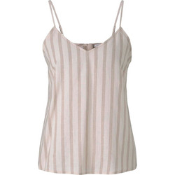 Tom Tailor Γυναικείο Καλοκαιρινό Top Λινό Μπεζ 1025761-26831